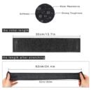 Barber Neck Strips, 5 Rolls, 500 Strips (Black)