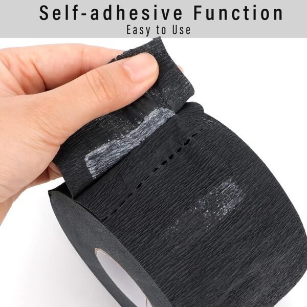 Barber Neck Strips, 5 Rolls, 500 Strips (Black) - Image 4