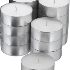 Realm White Unscented Tea Light Candles